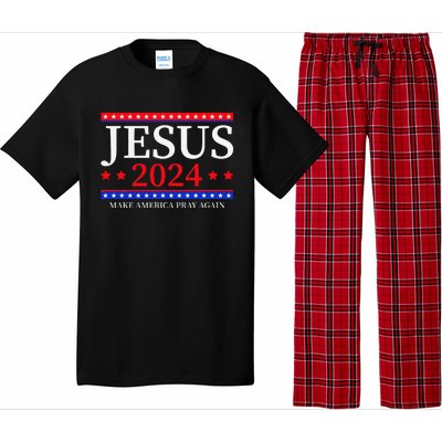 Jesus 2024 Make America Pray Again Christian Pajama Set