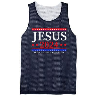 Jesus 2024 Make America Pray Again Christian Mesh Reversible Basketball Jersey Tank