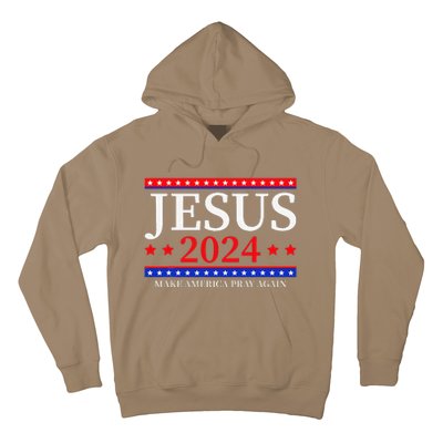 Jesus 2024 Make America Pray Again Christian Hoodie