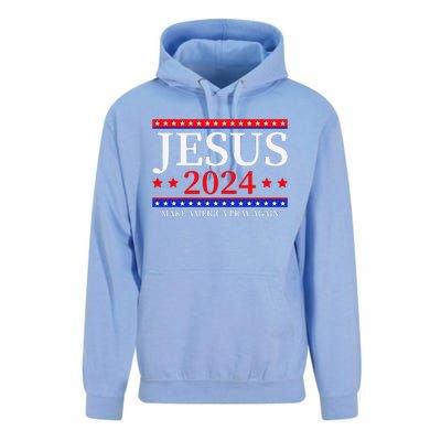 Jesus 2024 Make America Pray Again Christian Unisex Surf Hoodie