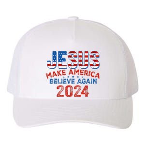 Jesus 2024 Make America Believe Again Yupoong Adult 5-Panel Trucker Hat