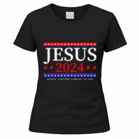 Jesus 2024 Make America Pray Again Christian Women's T-Shirt