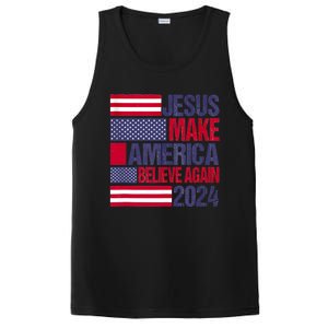 Jesus 2024 Make America Believe Again PosiCharge Competitor Tank