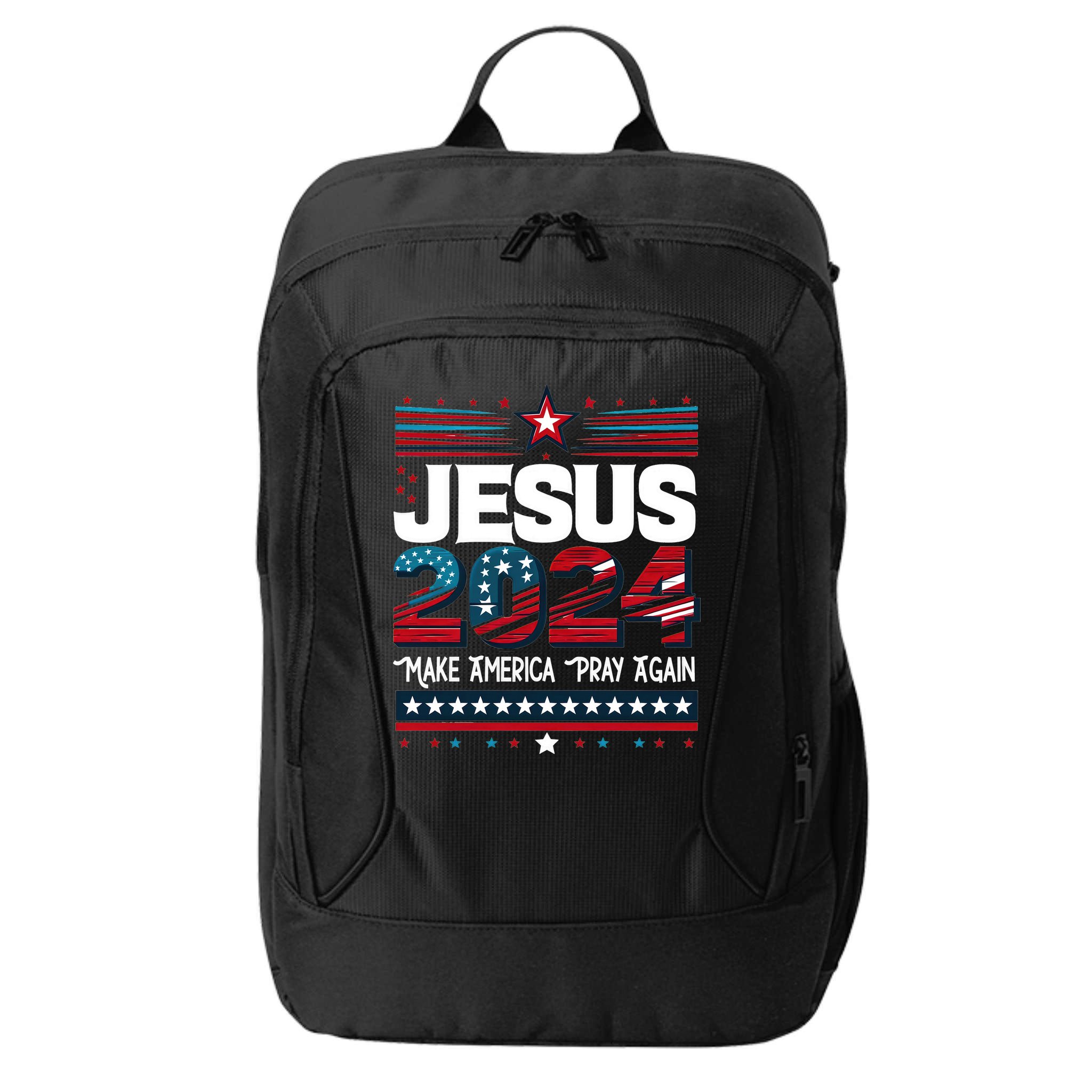 Jesus 2024 Make America Pray Again City Backpack