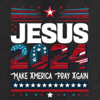 Jesus 2024 Make America Pray Again Adult Drive Performance Visor