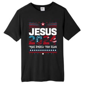 Jesus 2024 Make America Pray Again Tall Fusion ChromaSoft Performance T-Shirt