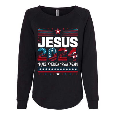 Jesus 2024 Make America Pray Again Womens California Wash Sweatshirt