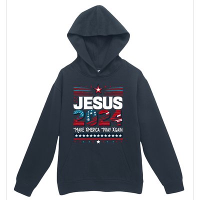 Jesus 2024 Make America Pray Again Urban Pullover Hoodie