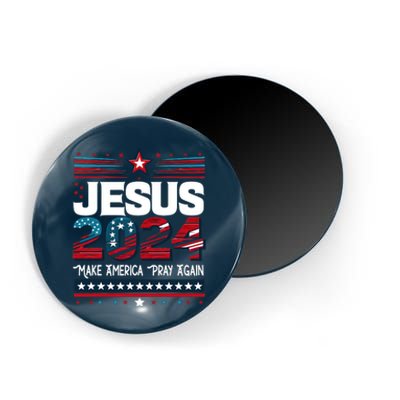 Jesus 2024 Make America Pray Again Magnet