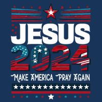 Jesus 2024 Make America Pray Again Baby Bodysuit