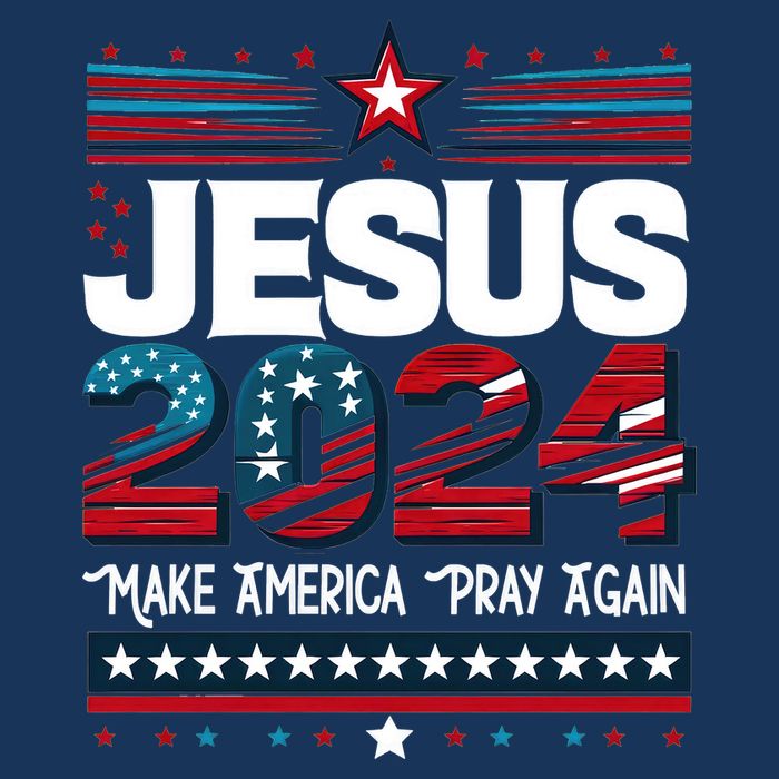 Jesus 2024 Make America Pray Again Baby Bodysuit