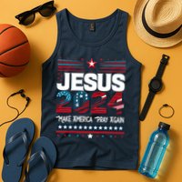 Jesus 2024 Make America Pray Again Tank Top