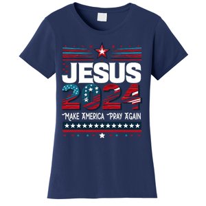 Jesus 2024 Make America Pray Again Women's T-Shirt