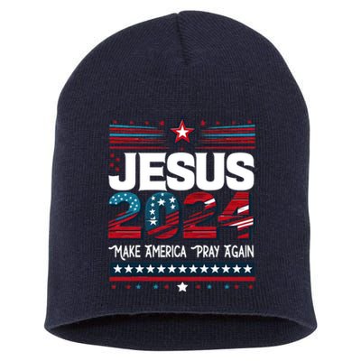 Jesus 2024 Make America Pray Again Short Acrylic Beanie