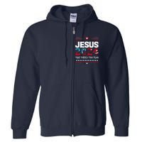 Jesus 2024 Make America Pray Again Full Zip Hoodie