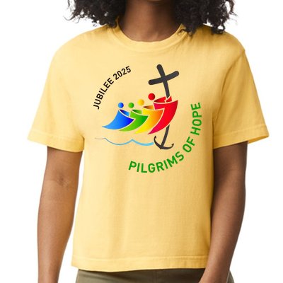 Jubilee 2025 Pilgrims of Hope  Comfort Colors Boxy T-Shirt