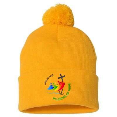 Jubilee 2025 Pilgrims of Hope  Pom Pom 12in Knit Beanie