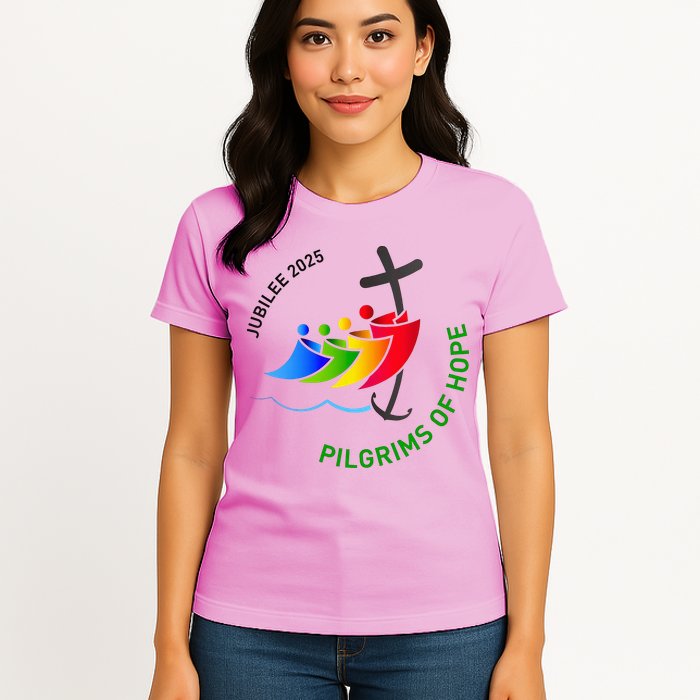 Jubilee 2025 Pilgrims of Hope  Womens T-Shirt