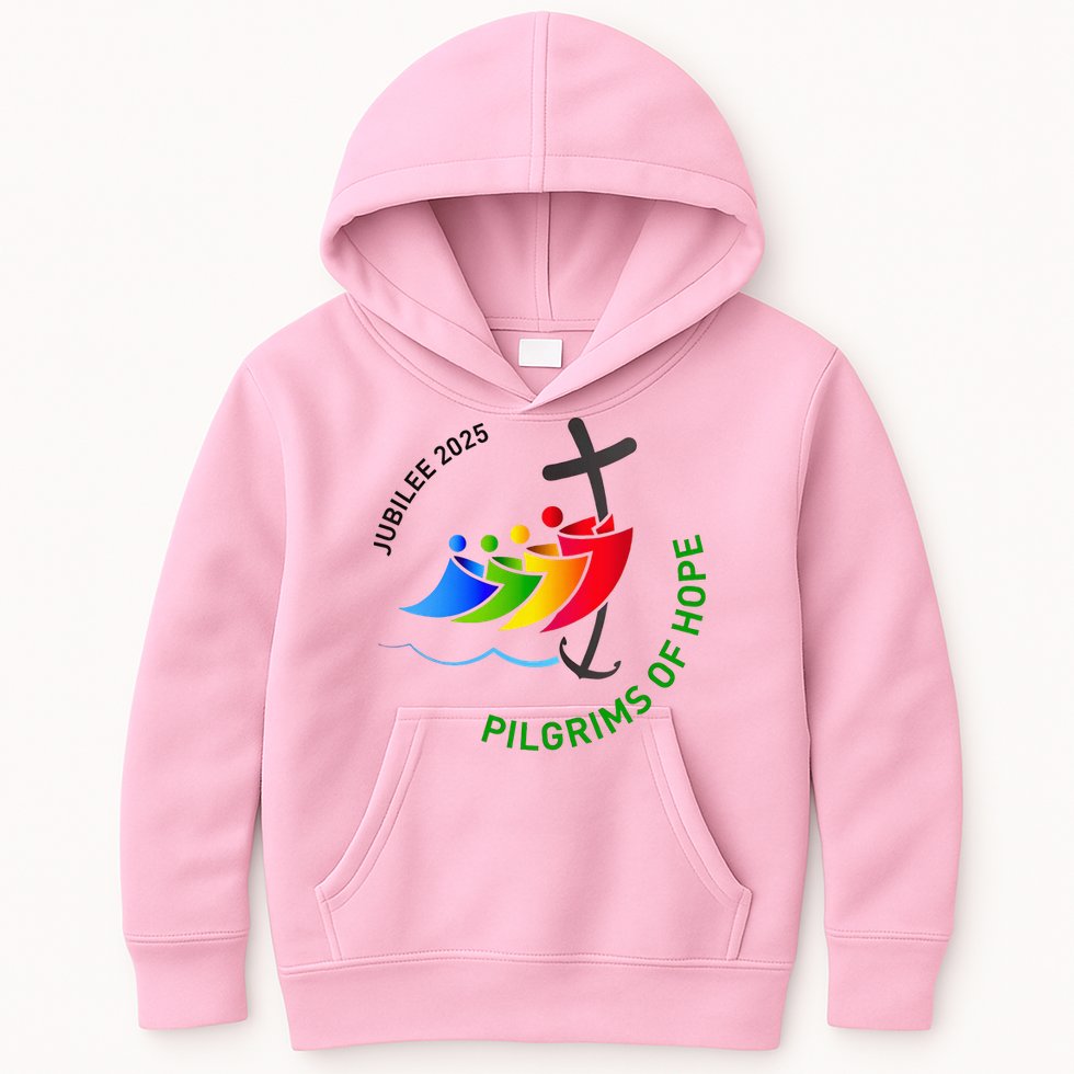 Jubilee 2025 Pilgrims of Hope  Kids Hoodie