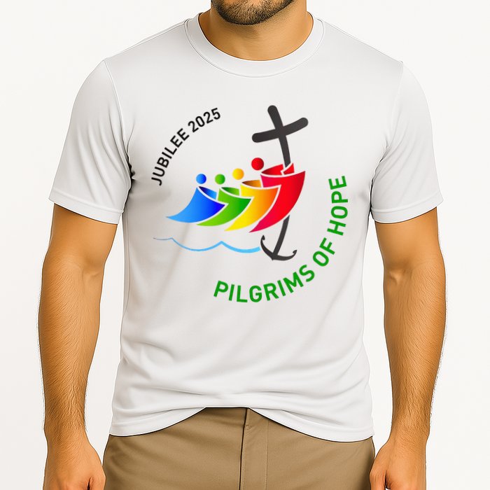 Jubilee 2025 Pilgrims of Hope  Cooling Performance Crew T-Shirt