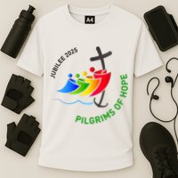 Jubilee 2025 Pilgrims of Hope  Cooling Performance Crew T-Shirt