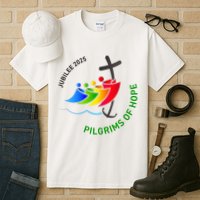 Jubilee 2025 Pilgrims of Hope  Tall T-Shirt