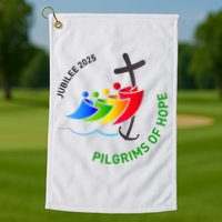 Jubilee 2025 Pilgrims of Hope  Golf Towel