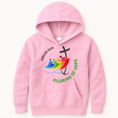 Jubilee 2025 Pilgrims Of Hope For Faith Journey  Kids Hoodie