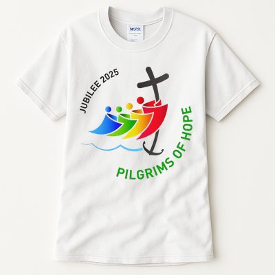 Jubilee 2025 Pilgrims Of Hope For Faith Journey  Tall T-Shirt