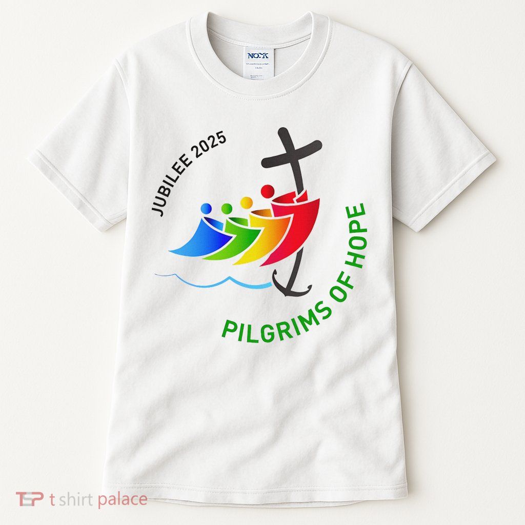 Jubilee 2025 Pilgrims Of Hope For Faith Journey  Tall T-Shirt