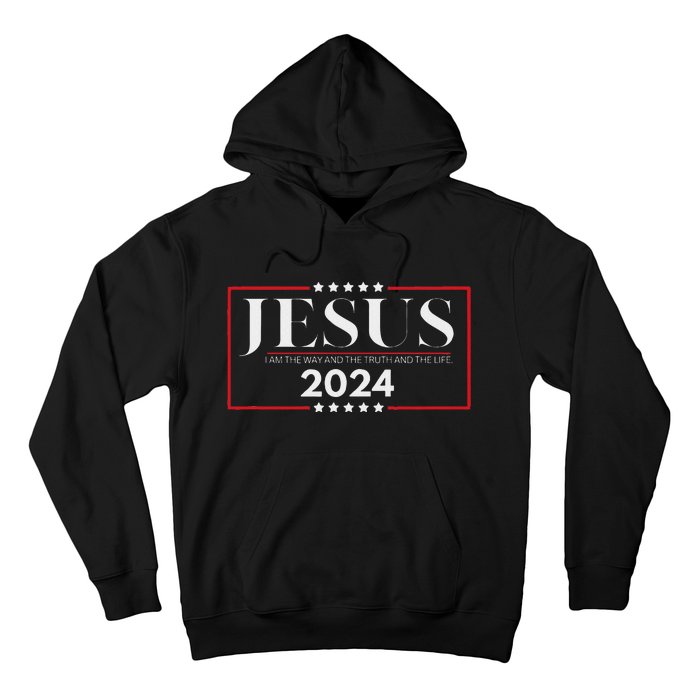 Jesus 2024 The Way Truth Life Hoodie