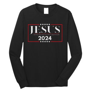 Jesus 2024 The Way Truth Life Long Sleeve Shirt