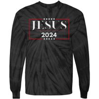 Jesus 2024 The Way Truth Life Tie-Dye Long Sleeve Shirt