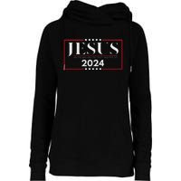 Jesus 2024 The Way Truth Life Womens Funnel Neck Pullover Hood