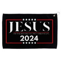 Jesus 2024 The Way Truth Life Grommeted Golf Towel