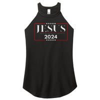 Jesus 2024 The Way Truth Life Women's Perfect Tri Rocker Tank