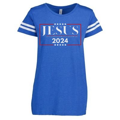 Jesus 2024 The Way Truth Life Enza Ladies Jersey Football T-Shirt