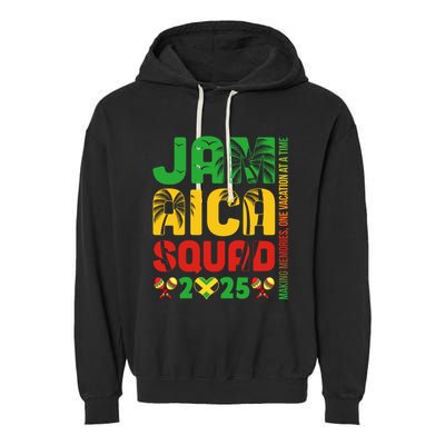 Jamaica 2025 Vacation Trip Matching Family Squad Group Meaningful Gift Garment-Dyed Fleece Hoodie