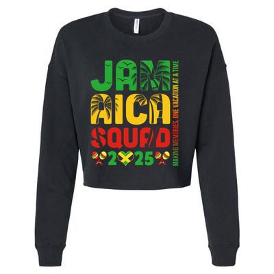 Jamaica 2025 Vacation Trip Matching Family Squad Group Meaningful Gift Cropped Pullover Crew