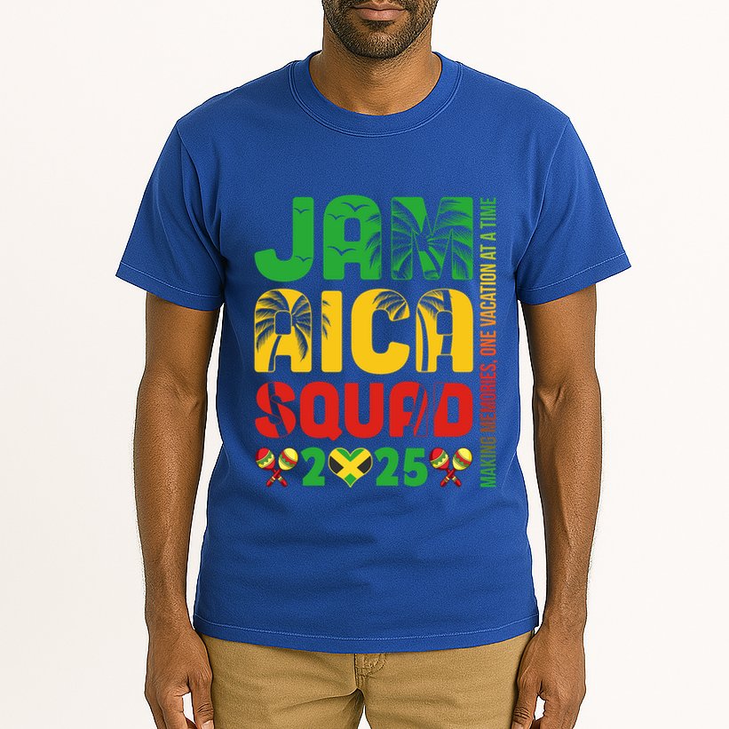 Jamaica 2025 Vacation Trip Matching Family Squad Group Meaningful Gift Tall T-Shirt