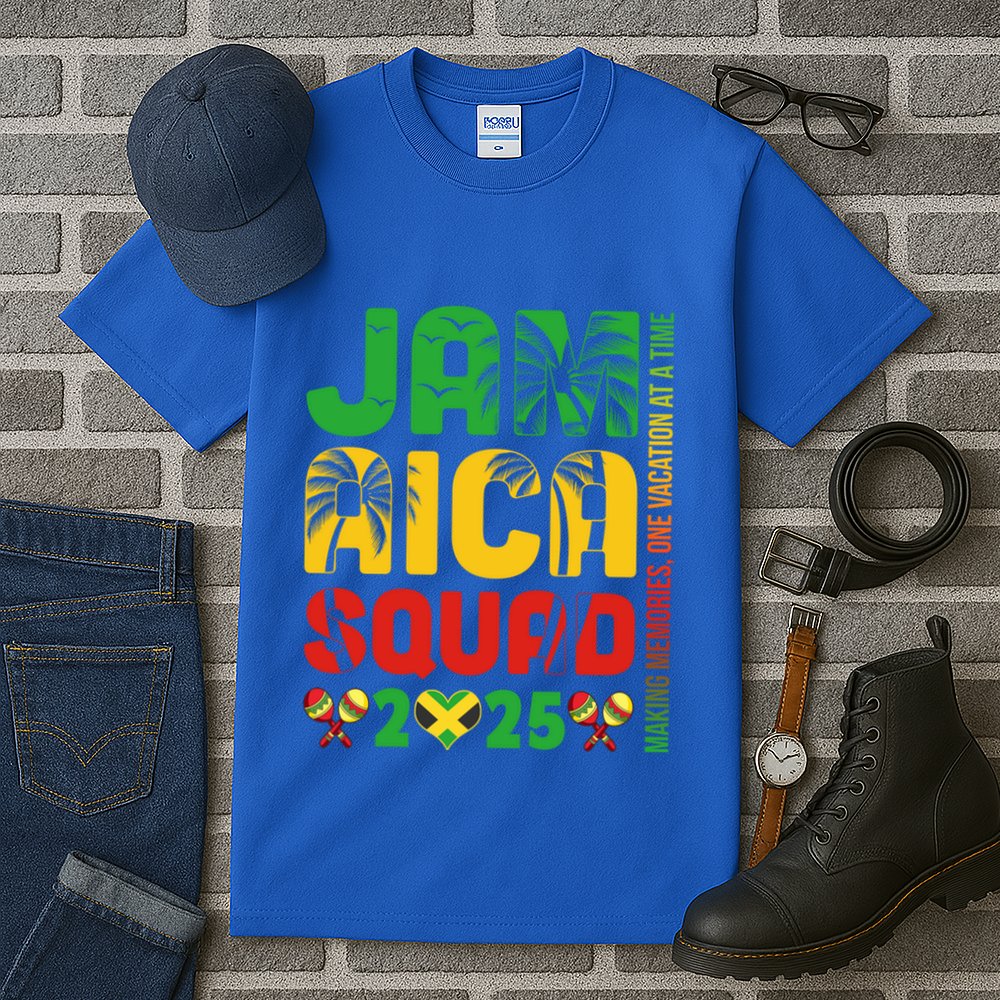 Jamaica 2025 Vacation Trip Matching Family Squad Group Meaningful Gift Tall T-Shirt