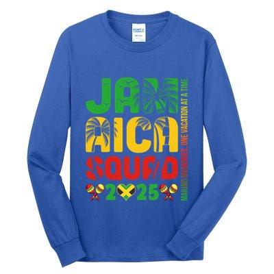 Jamaica 2025 Vacation Trip Matching Family Squad Group Meaningful Gift Tall Long Sleeve T-Shirt