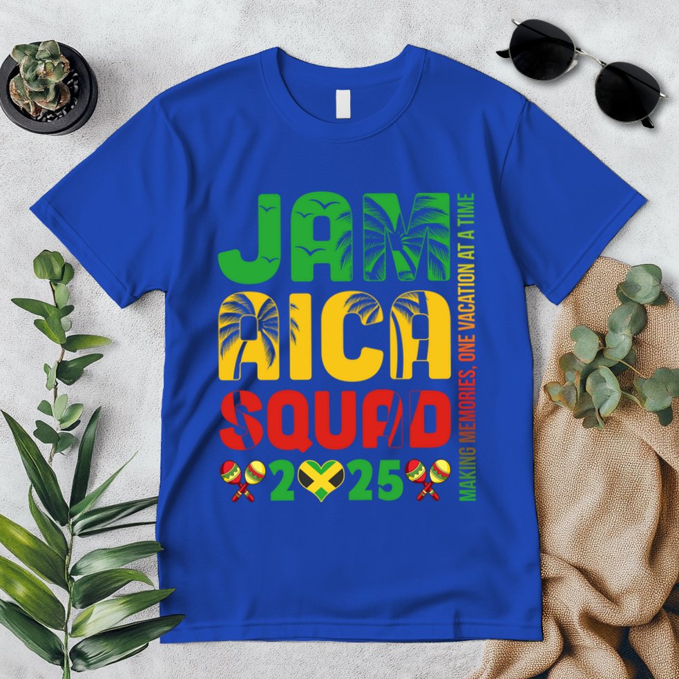 Jamaica 2025 Vacation Trip Matching Family Squad Group Meaningful Gift Premium T-Shirt