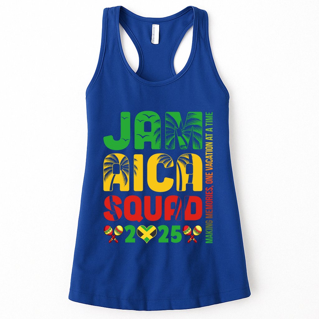 Jamaica 2025 Vacation Trip Matching Family Squad Group Meaningful Gift Womens Tank Top