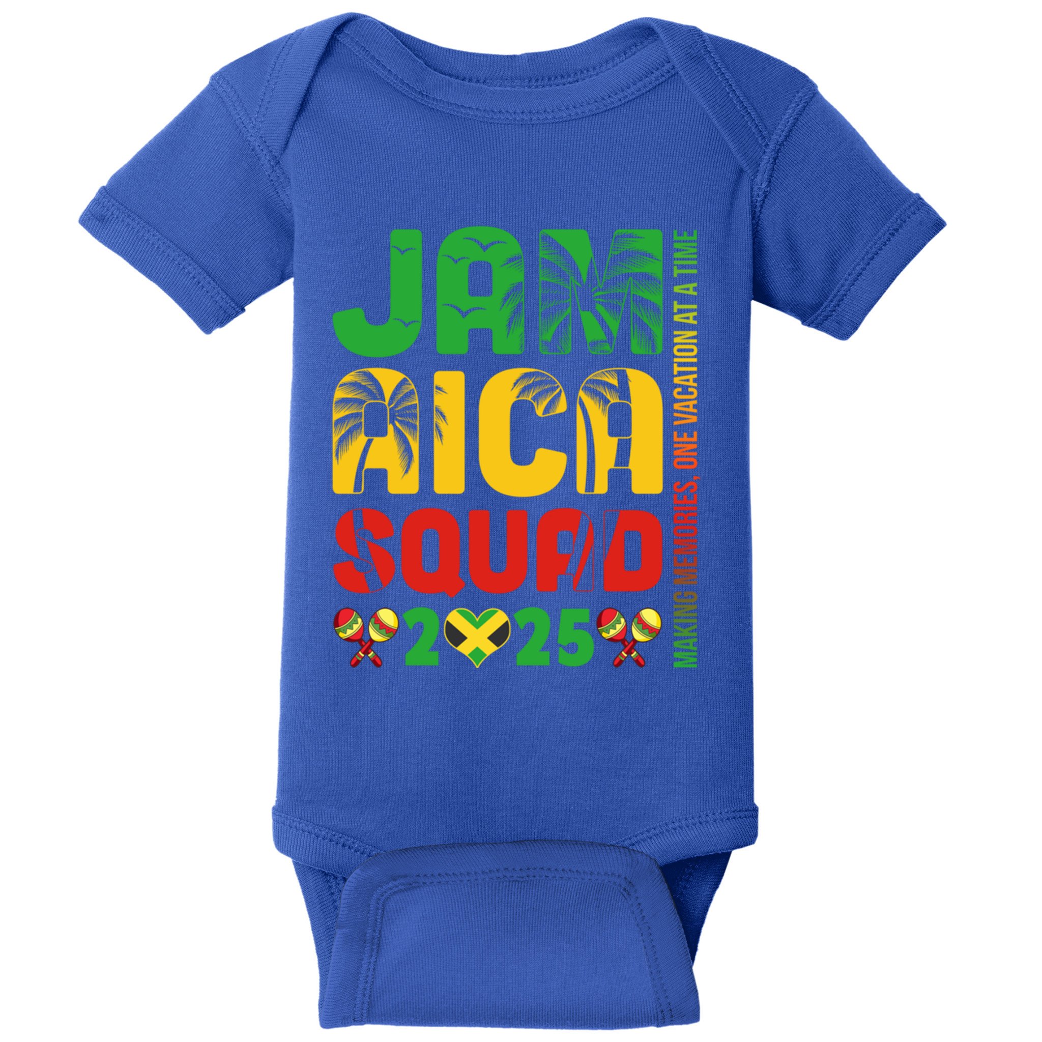 Jamaica 2025 Vacation Trip Matching Family Squad Group Meaningful Gift Baby Bodysuit