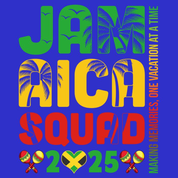 Jamaica 2025 Vacation Trip Matching Family Squad Group Meaningful Gift Zip Tote Bag