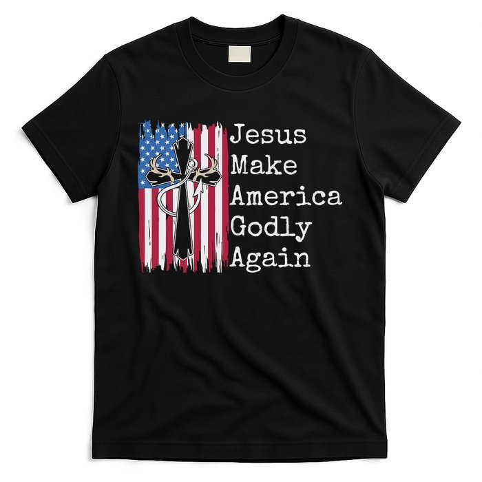 Jesus 2024 Vote Make America Godly Again Pray Again T-Shirt
