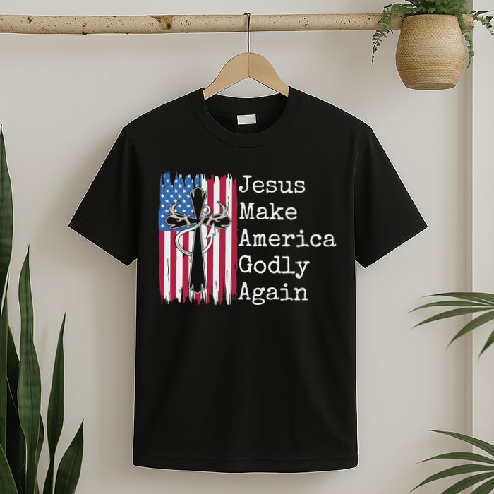 Jesus 2024 Vote Make America Godly Again Pray Again T-Shirt