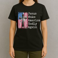 Jesus 2024 Vote Make America Godly Again Pray Again T-Shirt