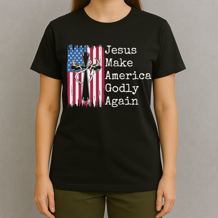 Jesus 2024 Vote Make America Godly Again Pray Again T-Shirt